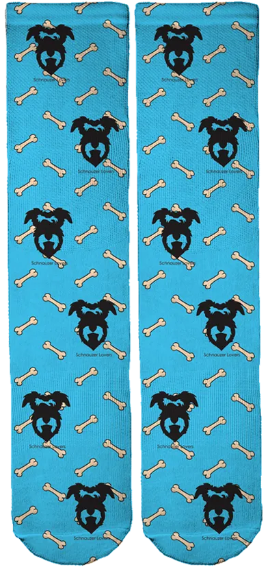 Limited Edition Schnauzer Lovers Crew Socks