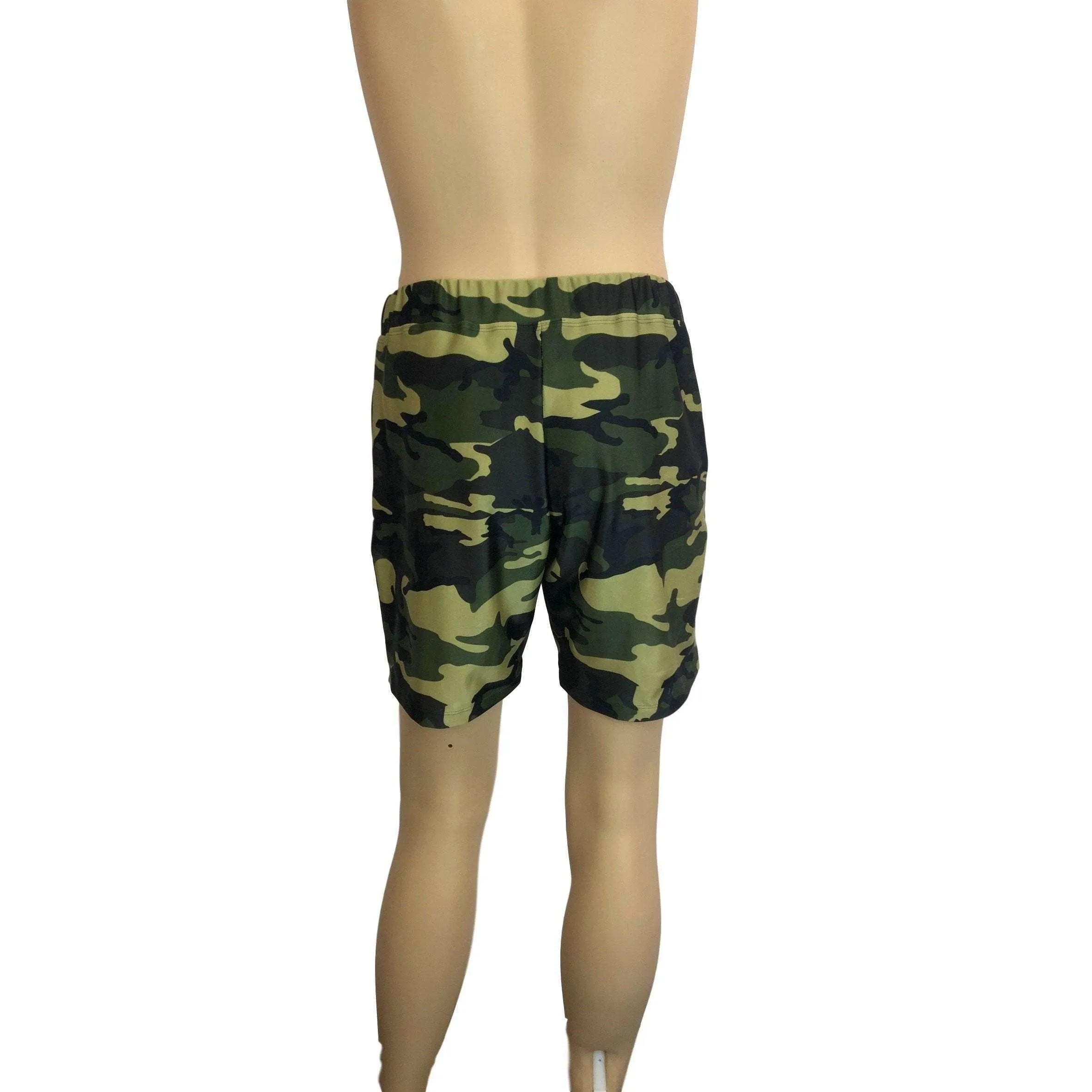 Men's Camo or Camouflage Shorts W/ Pockets