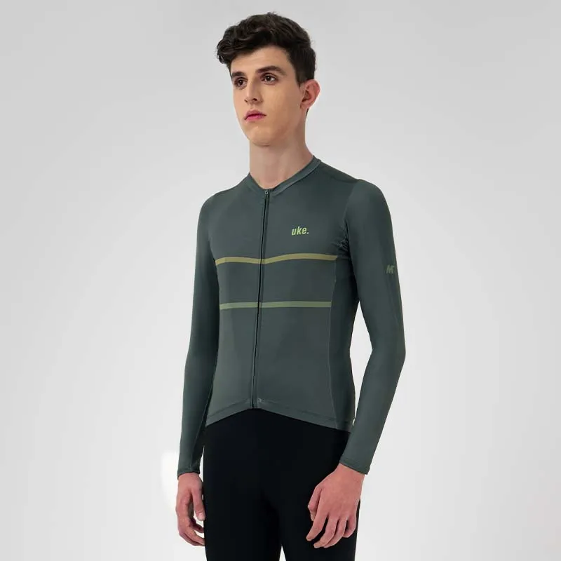 Men's Training LS Jersey A002-Dark Green