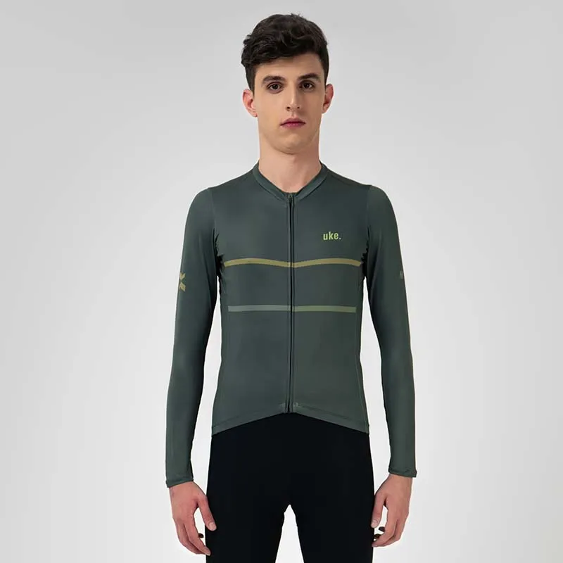 Men's Training LS Jersey A002-Dark Green