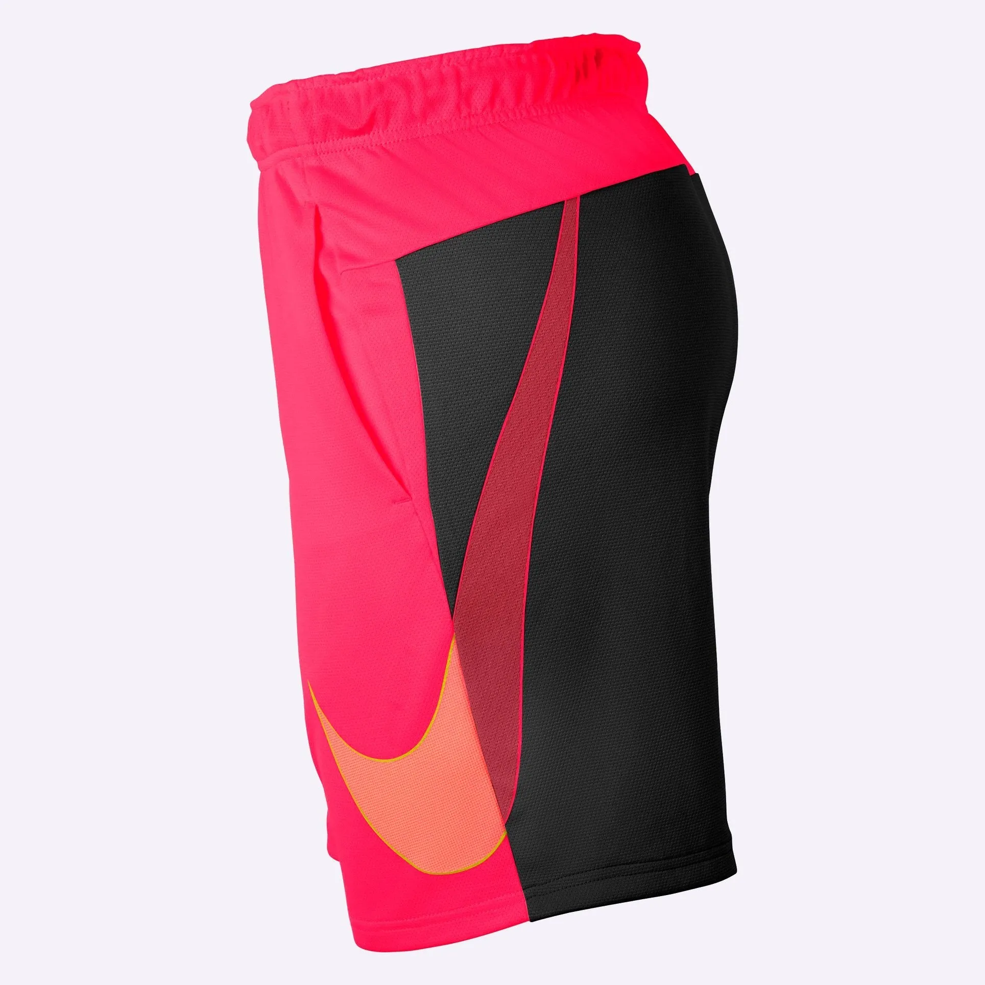 Nike - Men's Graphic Training Shorts - LASER CRIMSON/BLACK