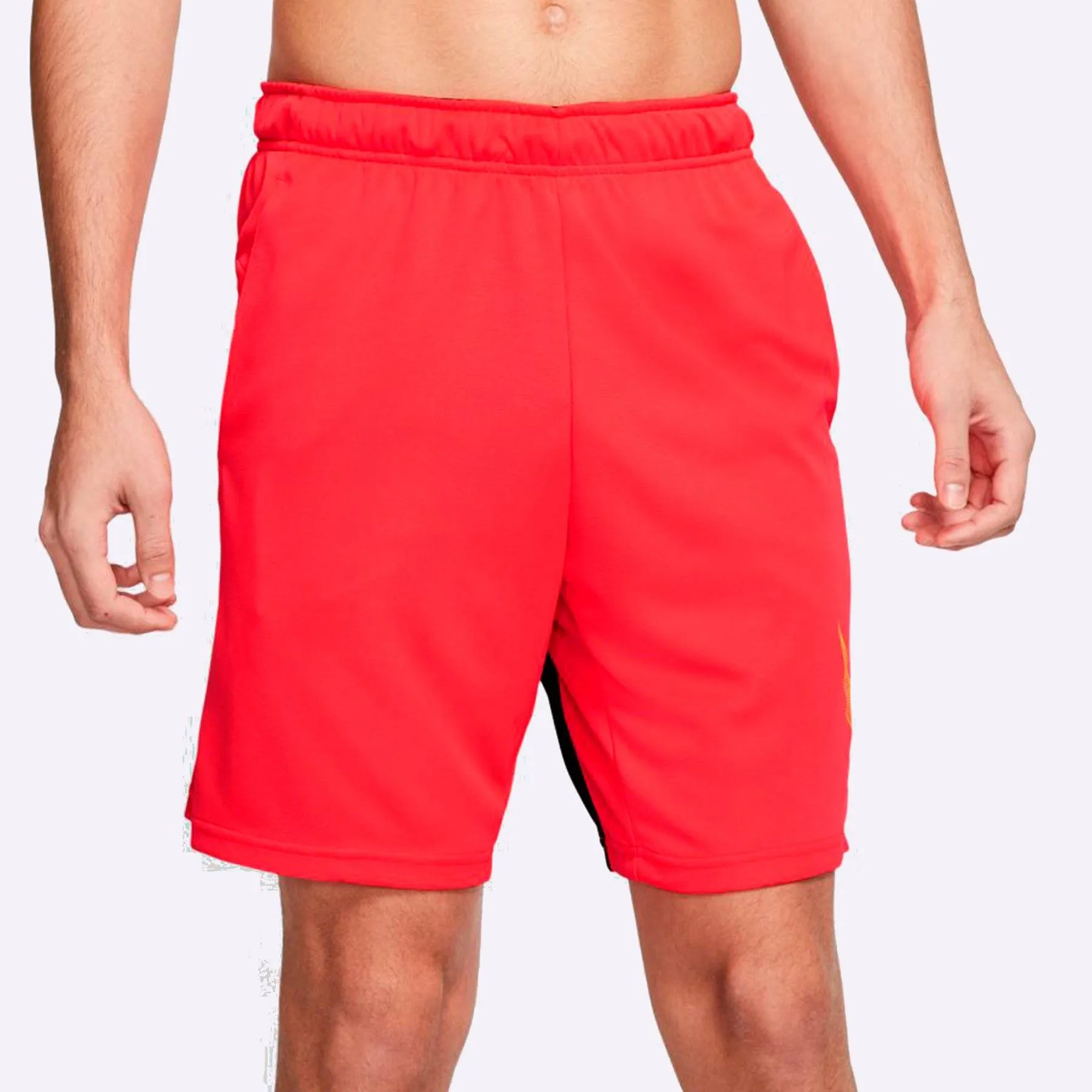 Nike - Men's Graphic Training Shorts - LASER CRIMSON/BLACK