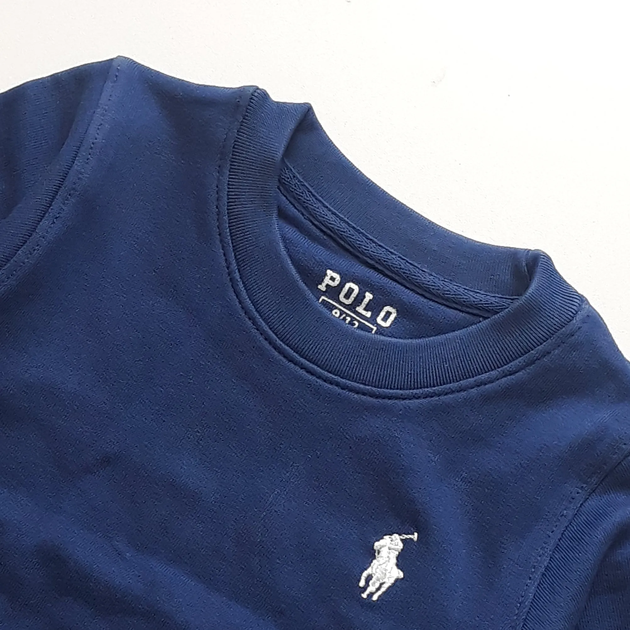 PL - Kids 'Blue' Signature Polo Terry Sweatshirt PL378