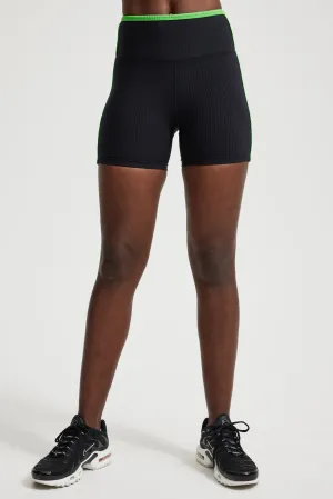 Ribbed Track Short