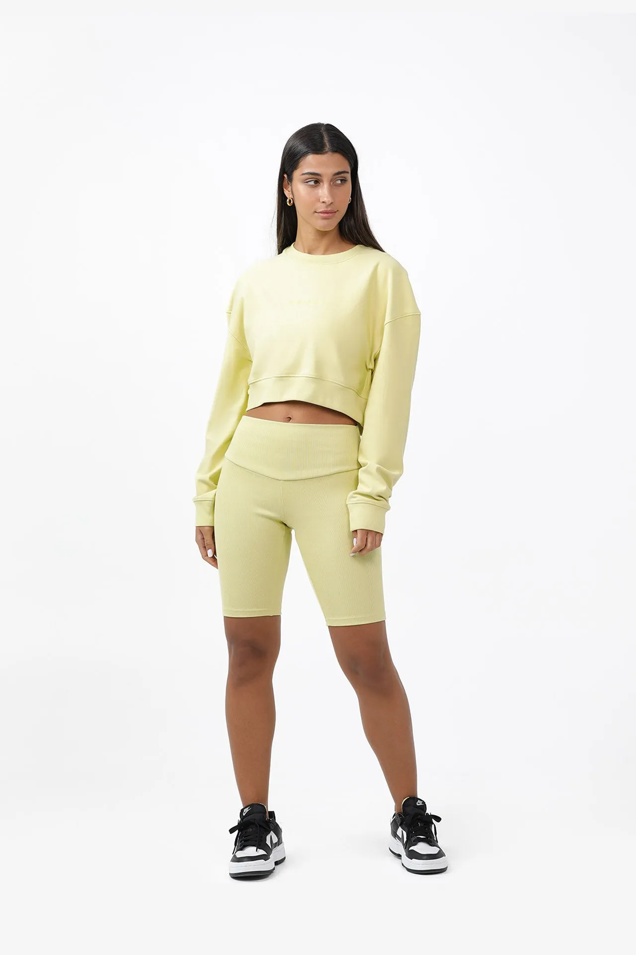 S2J032MI Oversized cropped sweatshirt