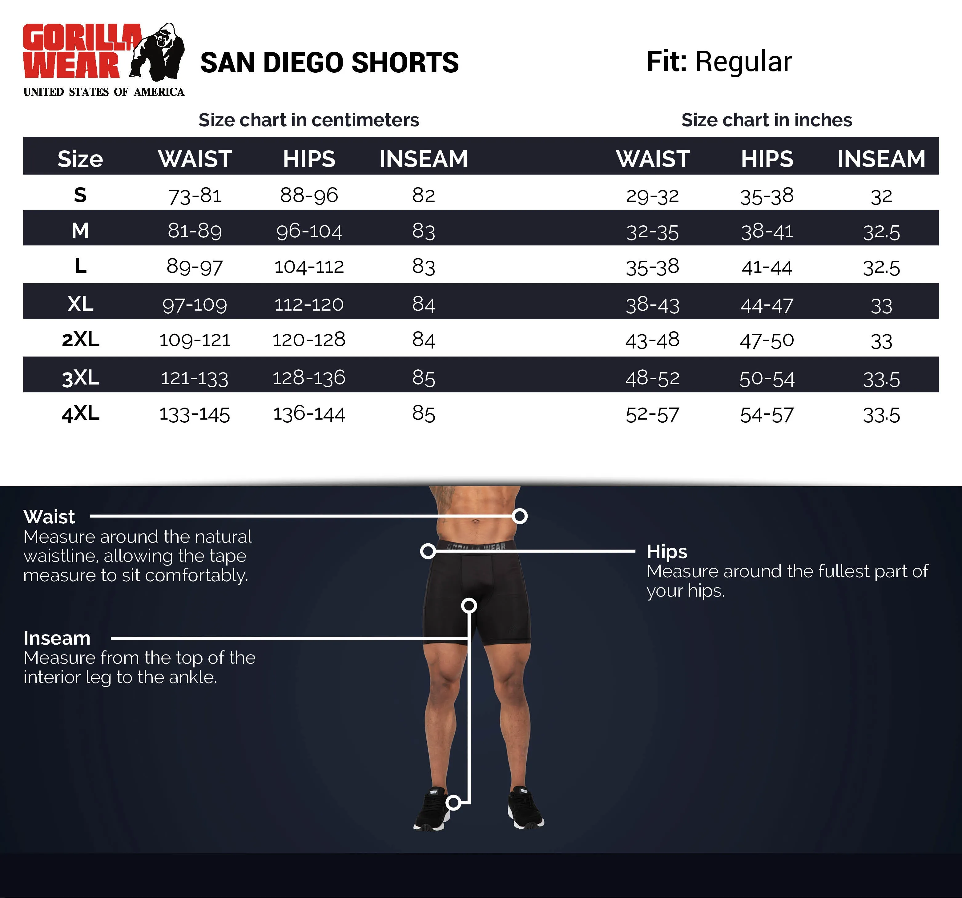 San Diego Shorts - Black