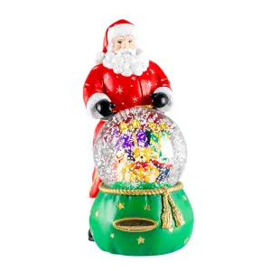 Santa's Holiday Delivery Snowglobe