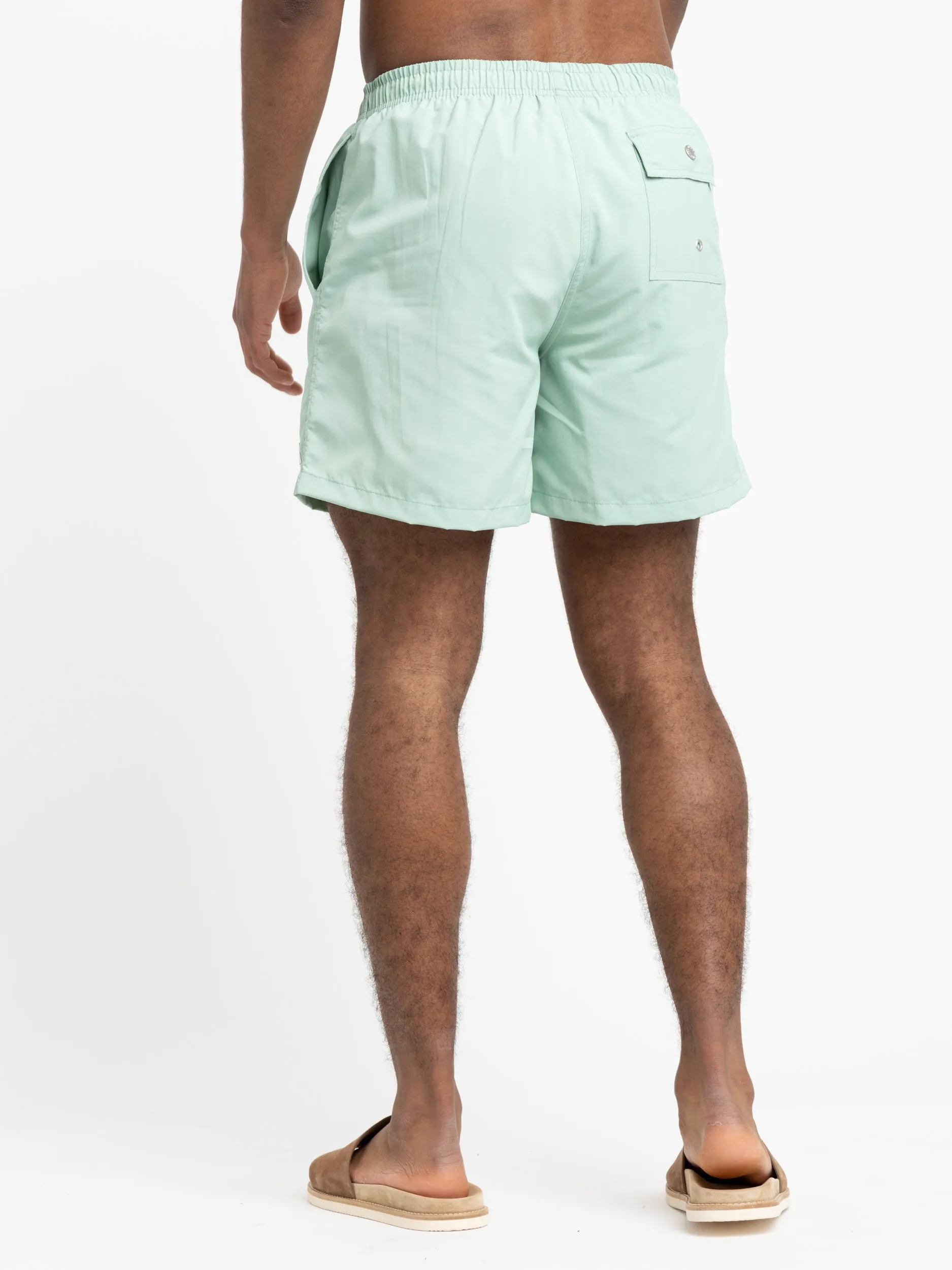 Sea Foam Green Swim Trunks