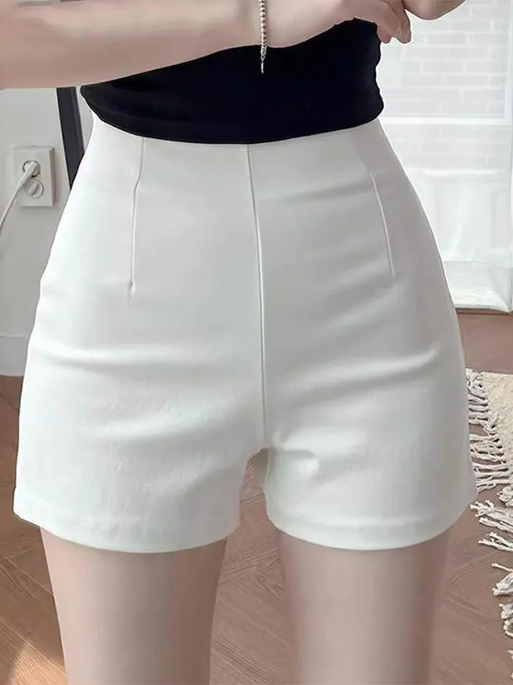 Slim Fit High Waist Summer Shorts