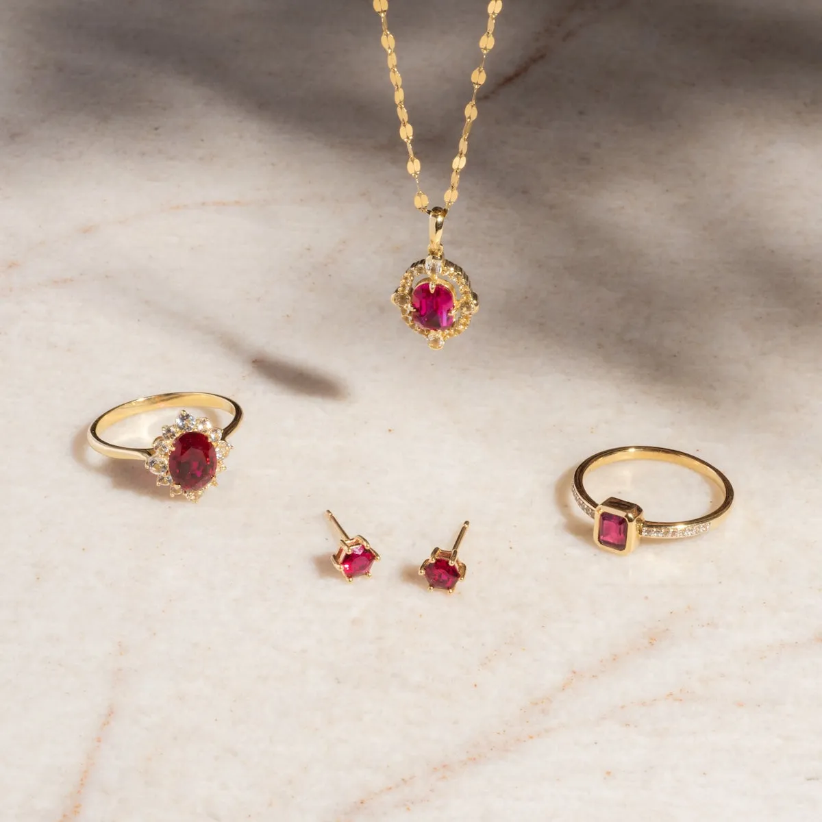 Solid Gold 2024 July Capsule Classic Ruby Ring