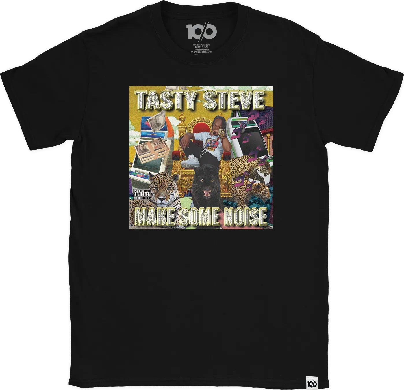 TASTY STEVE 'Make Some Noise 2022' t-shirt - Black